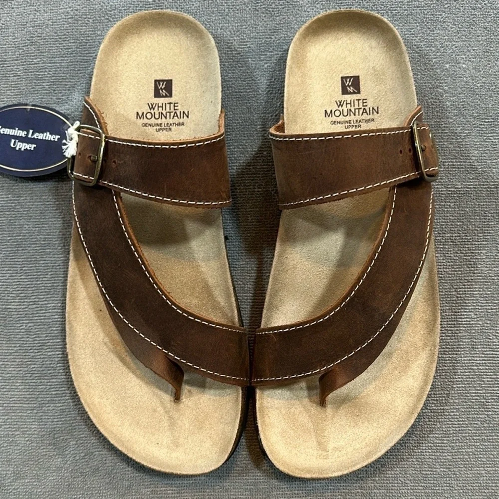 White Mountain Carly Footbed Sandal - Size 9